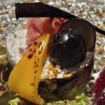 野乃庵 - 旬野菜の野々庵コース(￥6,600)　なすとカッテージチーズ