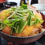 味見屋 - 醤油カツ丼 アップ