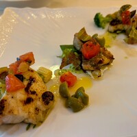 RISTORANTE REGA - メカジキグリル プッタネスカ