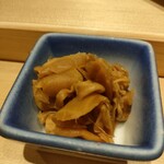 新宿 鮨 立花 - 独特なガリ