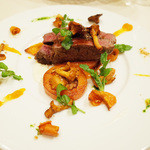 La Cueillette - ワインビーフのフィレ肉と広瀬柿とのマリアージュ(4650円のコースにプラス1950円)