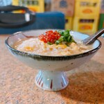 心技体酒場 - ここ、食器も全部こだわりなのすごいと思った！特に雑炊。ホッとしました。