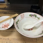 長尾中華そば 青森駅前店 - 麺もご飯も完食です♡