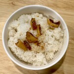 塩ラーメン空海 - ごはん中