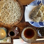 蕎麦料理 すみや - ⚫️季節の野菜天そば　松（7品）1,900円+tax