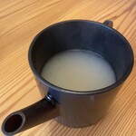 蕎麦料理 すみや - 蕎麦湯