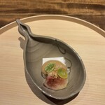 温石 - 葛豆腐.落花生の餡  無花果  銀杏