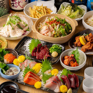 信州名物や逸品が揃う満足度100％の飲み放題付コース！