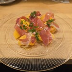 カジュアルフレンチBar 7FUKU - 柿と生ハム