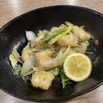 ひさご - アスパラとイカの香味パン粉焼き
