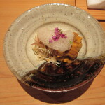 鮨 さかい - 毛蟹(北海道噴火湾)、紫海胆(大分姫島)