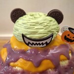 京氷ゆきみ庵 - 抹茶エスプーマとミニオレオ