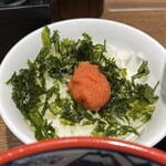 三田製麺所 - 2025/10/12 ランチで利用。特濃つけ麺＋明太子飯(小)セット(1,460円)