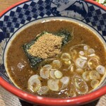 三田製麺所 - 2025/10/12 ランチで利用。特濃つけ麺＋明太子飯(小)セット(1,460円)