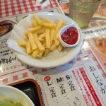 ビッグシェフ亭 - 食べてしまったポテトフライ