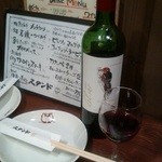 スタンドあじと - ワインをいただきました