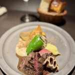 アンブレット - 鹿肉のジビエと鯛