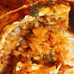 洋食 みやもと - 厚みのある卵