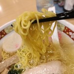 はこだて塩らーめん　しなの - 麺