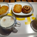 IKEA前橋スウェーデンレストラン - 料理写真:モーニングセットA￥100+ドリンクバー無料