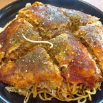 広島流お好み焼 大福 - 肉玉そば￥830
