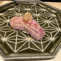 鮨 若尊 - 大トロ炙り