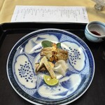 出羽屋 - 焼き松茸、アケビ焼き