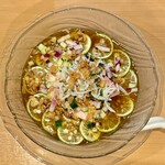 中華蕎麦 はる - 【限定】酢橘冷麺(1,100円)