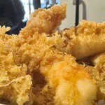 土手の伊勢屋 - 天丼ロどアップ