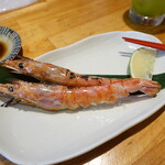 大船 天然や - 赤海老の炭焼き（693円）