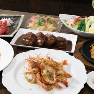 飲み会や宴会に！料理が選べる飲み放題付きディナーコース