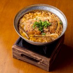 串揚げ 和が家 - 鰻カツ玉子とじ (コース料理メイン)