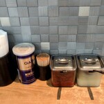 ラーメン 野良裏家 - 卓上味変調味料