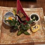 割烹・肉膳 光月 - 突き出し