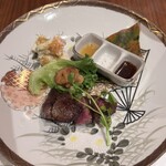 割烹・肉膳 光月 - 鉄板焼き