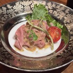割烹・肉膳 光月 - 牛蒸籠蒸し