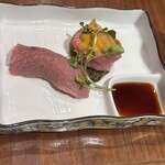 割烹・肉膳 光月 - 肉寿司&うにく