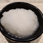 鳥さき - 口直しの大根おろし
