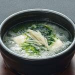 立ち飲み あたりや食堂  - 青海苔豆腐