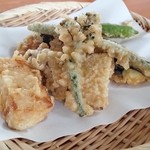 いわぞう - 秋野菜天ぷら￥400