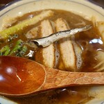 烈志笑魚油 麺香房 三く - かけら~めん♪