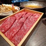 323661608 - 鹿児島黒牛のしゃぶしゃぶ