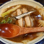 烈志笑魚油 麺香房 三く - かけら~めん♪