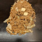 鶴橋風月 梅田お初天神通り店 - 注文②【焼きそば】きのこ醤油バター焼きそば 大/2玉 ---税込1,690円　(しめじ・えのき・しいたけ・ぶた肉 入り)