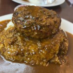 バークレー - ライスの上に鎮座したハンバーグ