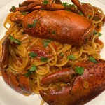 トラットリア ラ・カンパァーナ - オマール海老のスパゲティー（L）