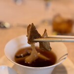 ルーキスガーデン - ・姿ふかひれと茸色々をあつあつスープで