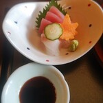 しゃぶしゃぶ・日本料理 木曽路 - 遅れて届いたお造り！