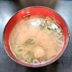 魚笑 - 味噌汁