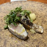 luogo - とろ鰆　紅玉　辛味大根